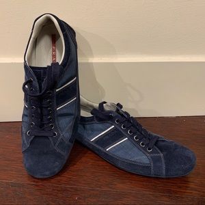 Men’s Prada Sneakers Size 9UK/10US in blue suede